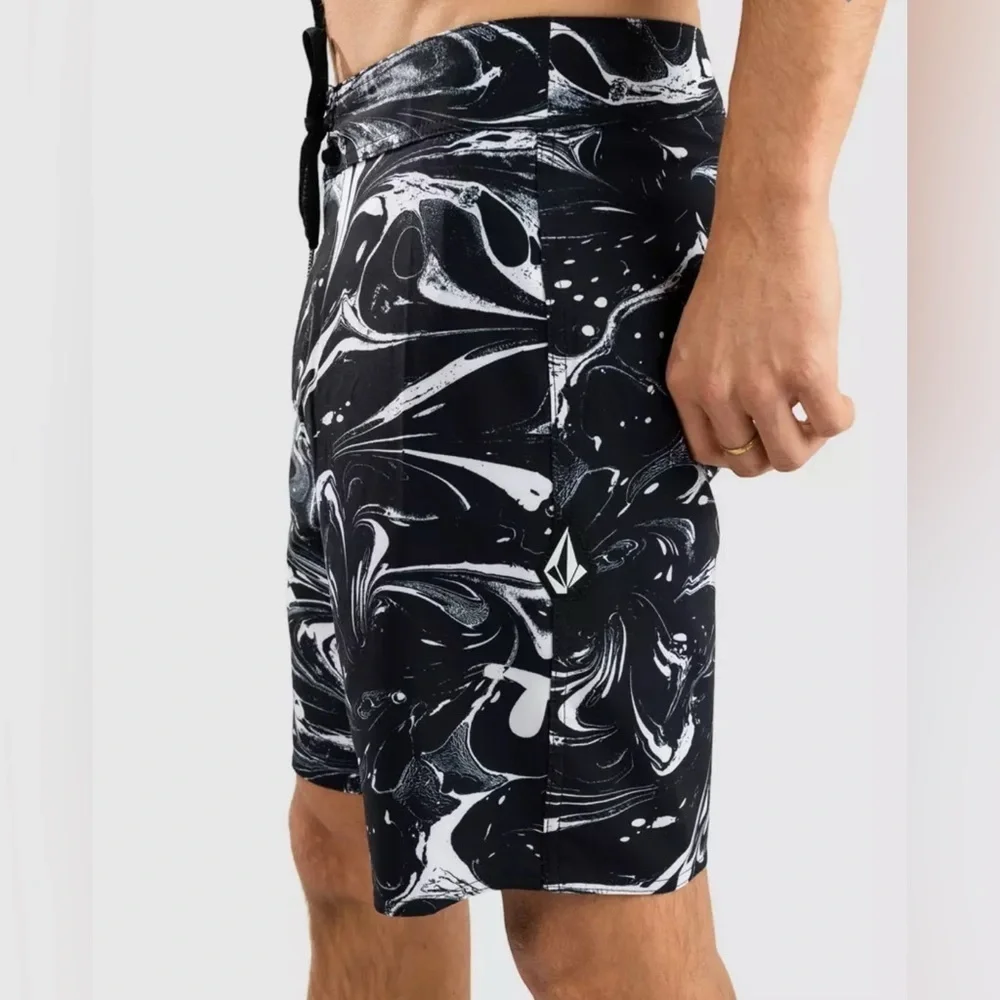 NEW VOLCOM - Boys Marble Swim Trunks/Board Shorts